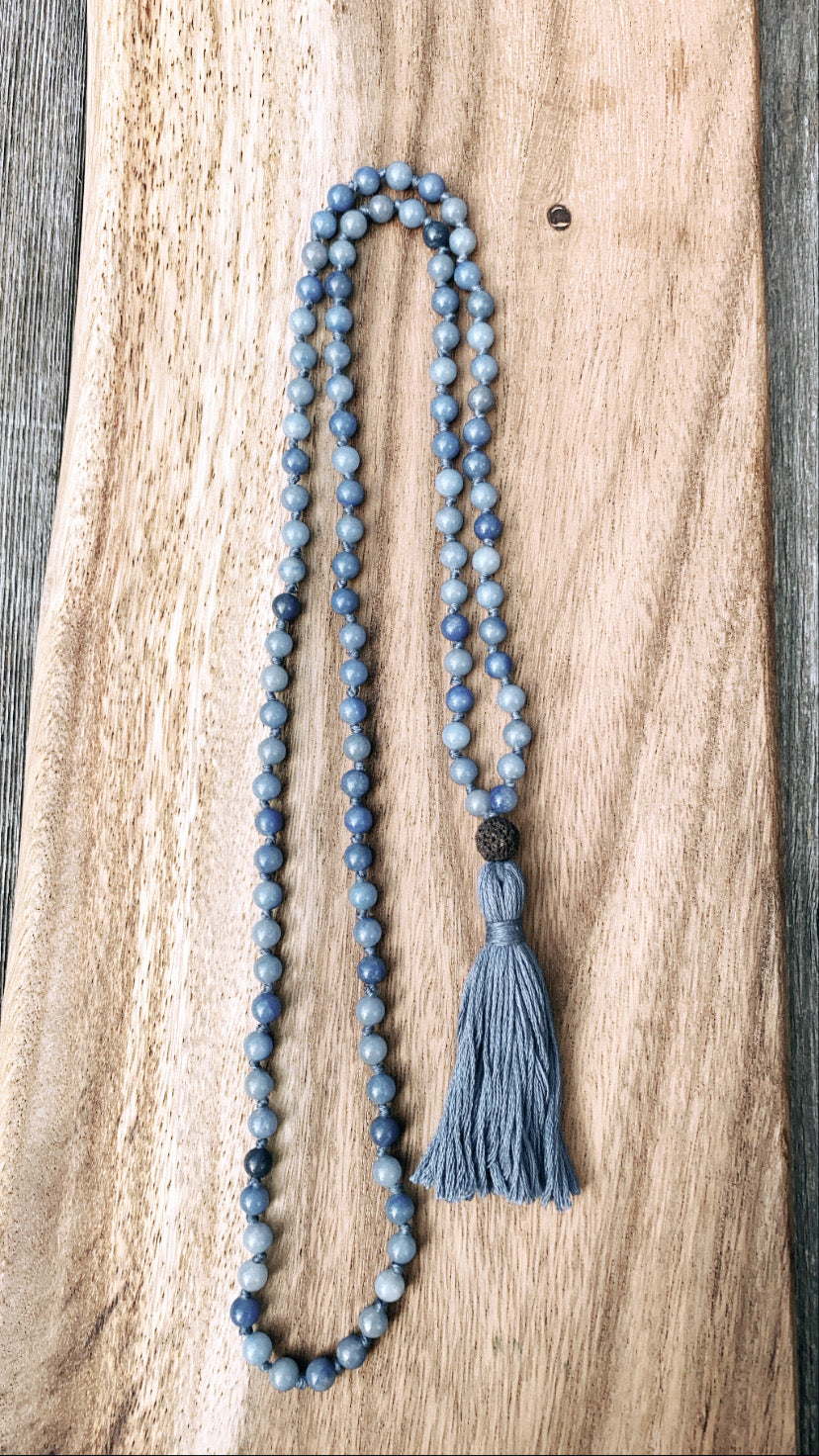 Blue Aventurine Mala