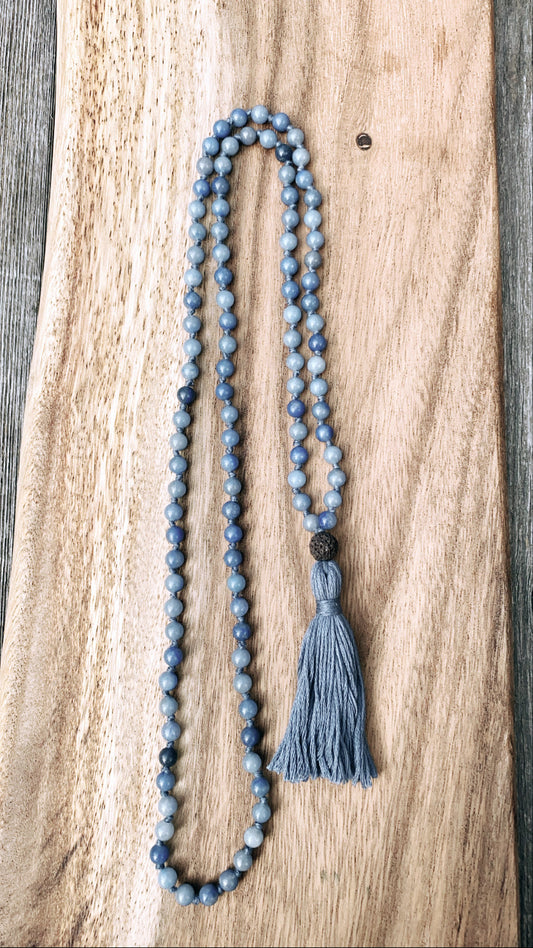 Blue Aventurine Mala