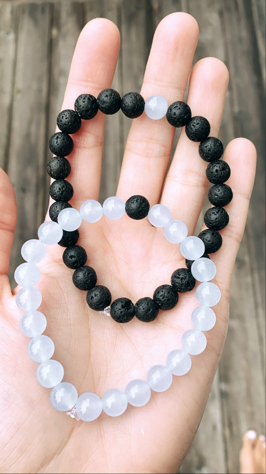 Black Lava Light Blue Jade