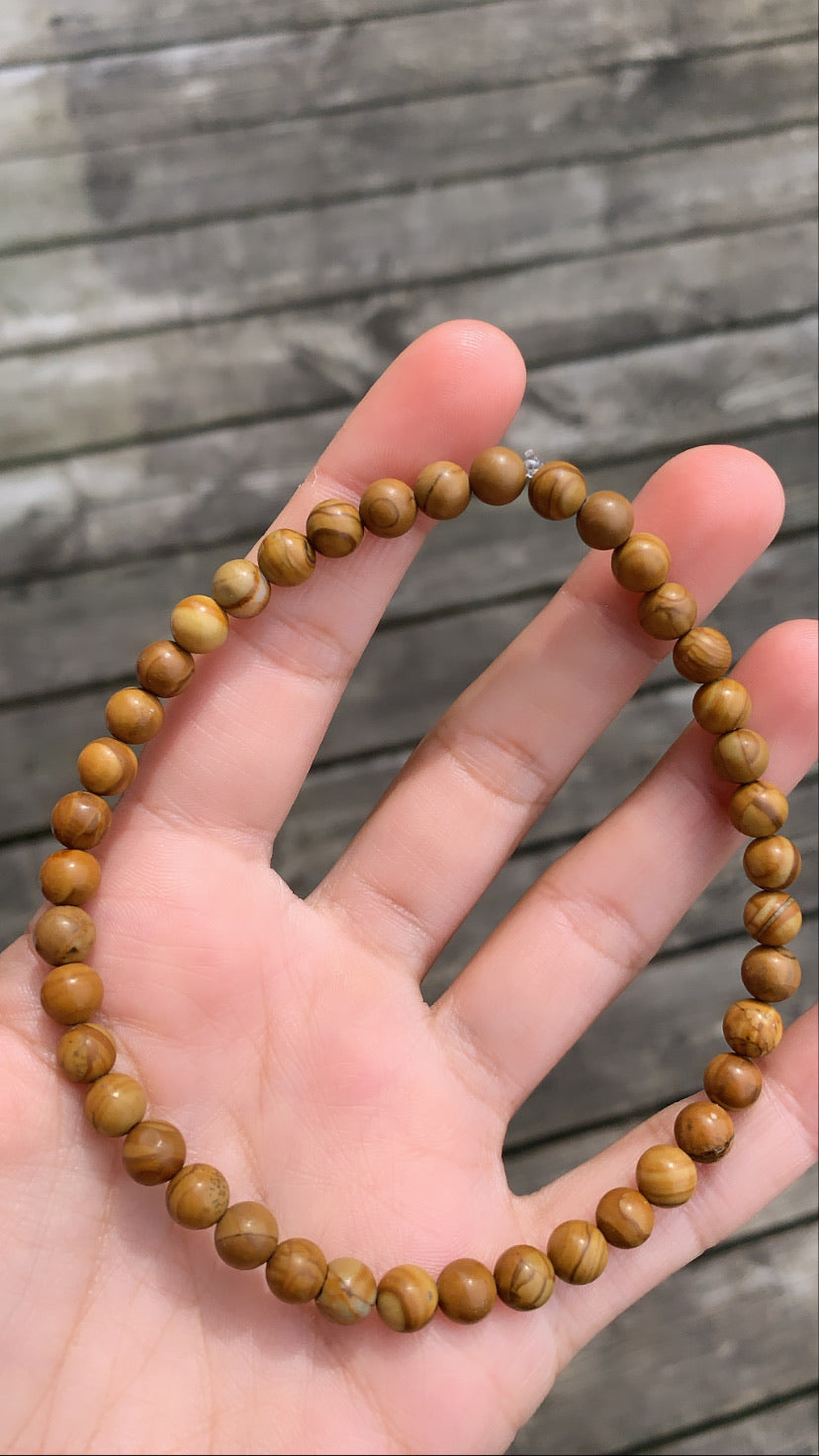 Wood Jasper Anklet