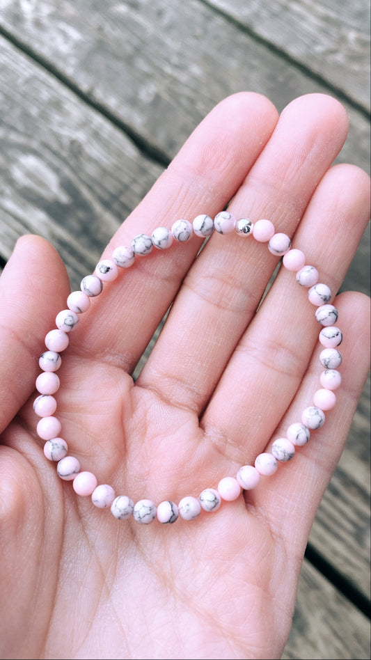 Pink Turquoise 4mm