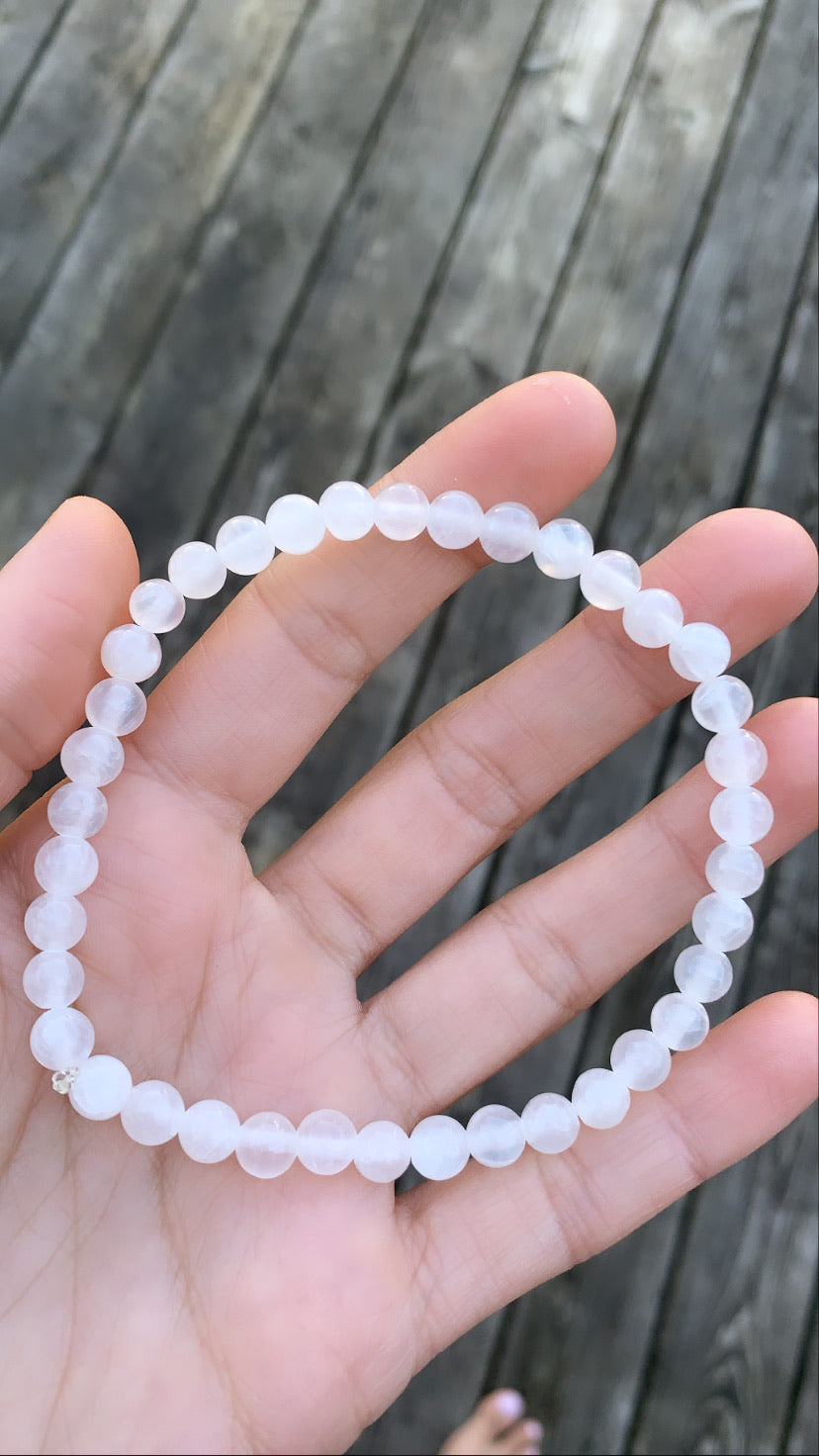 Clear Jade Anklet