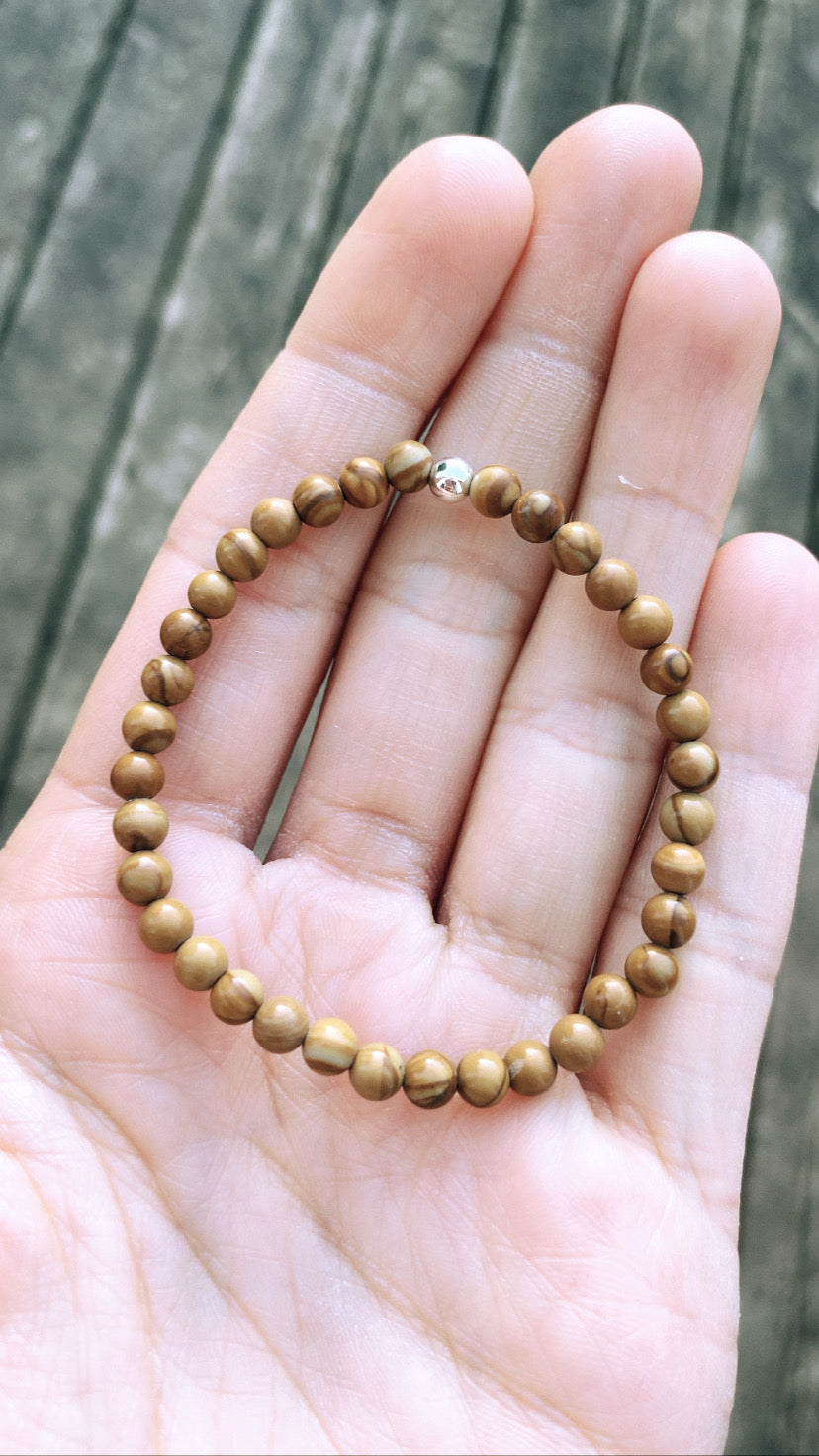 Wood Jasper 4mm
