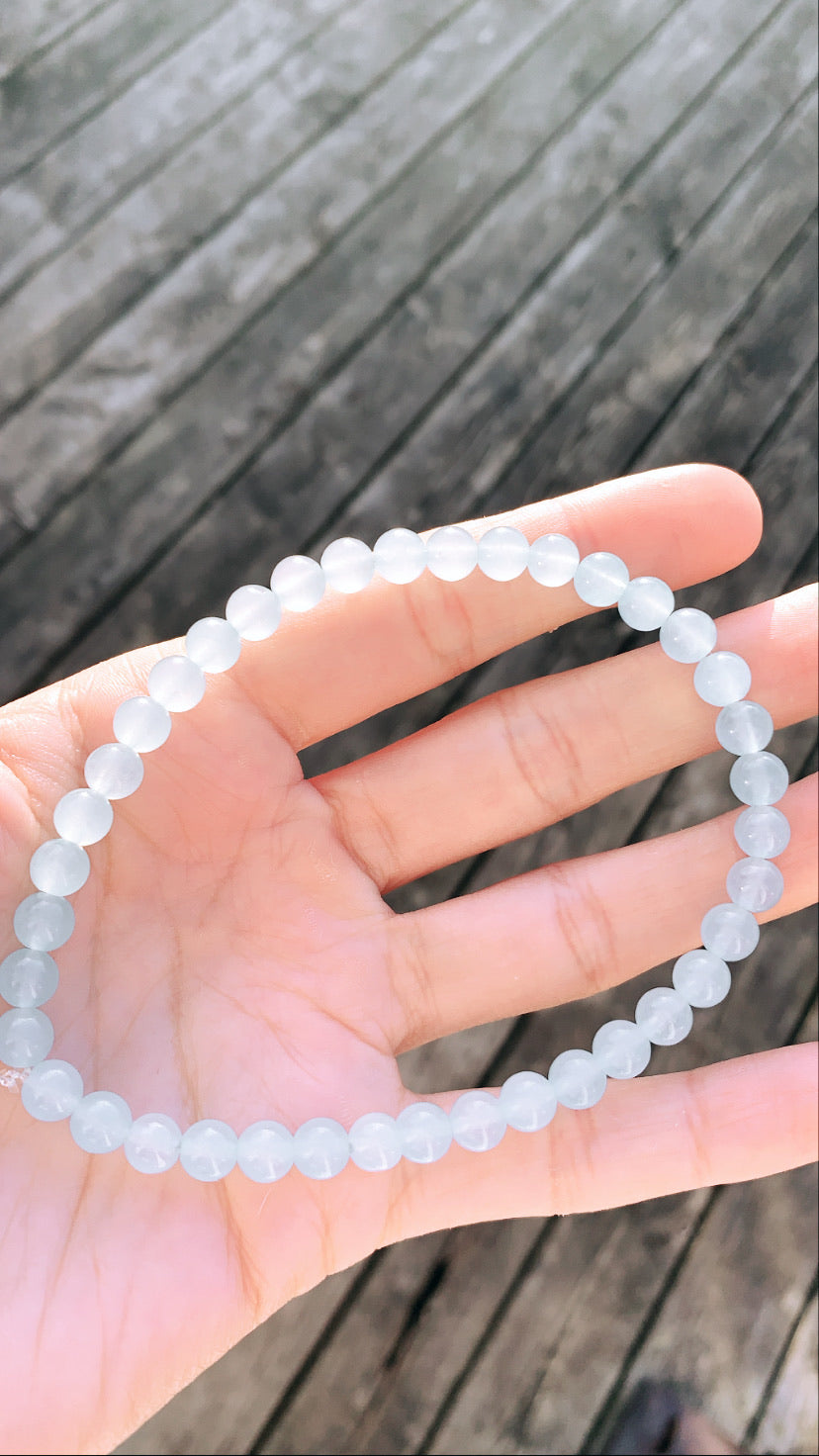 Blue Jade Anklet