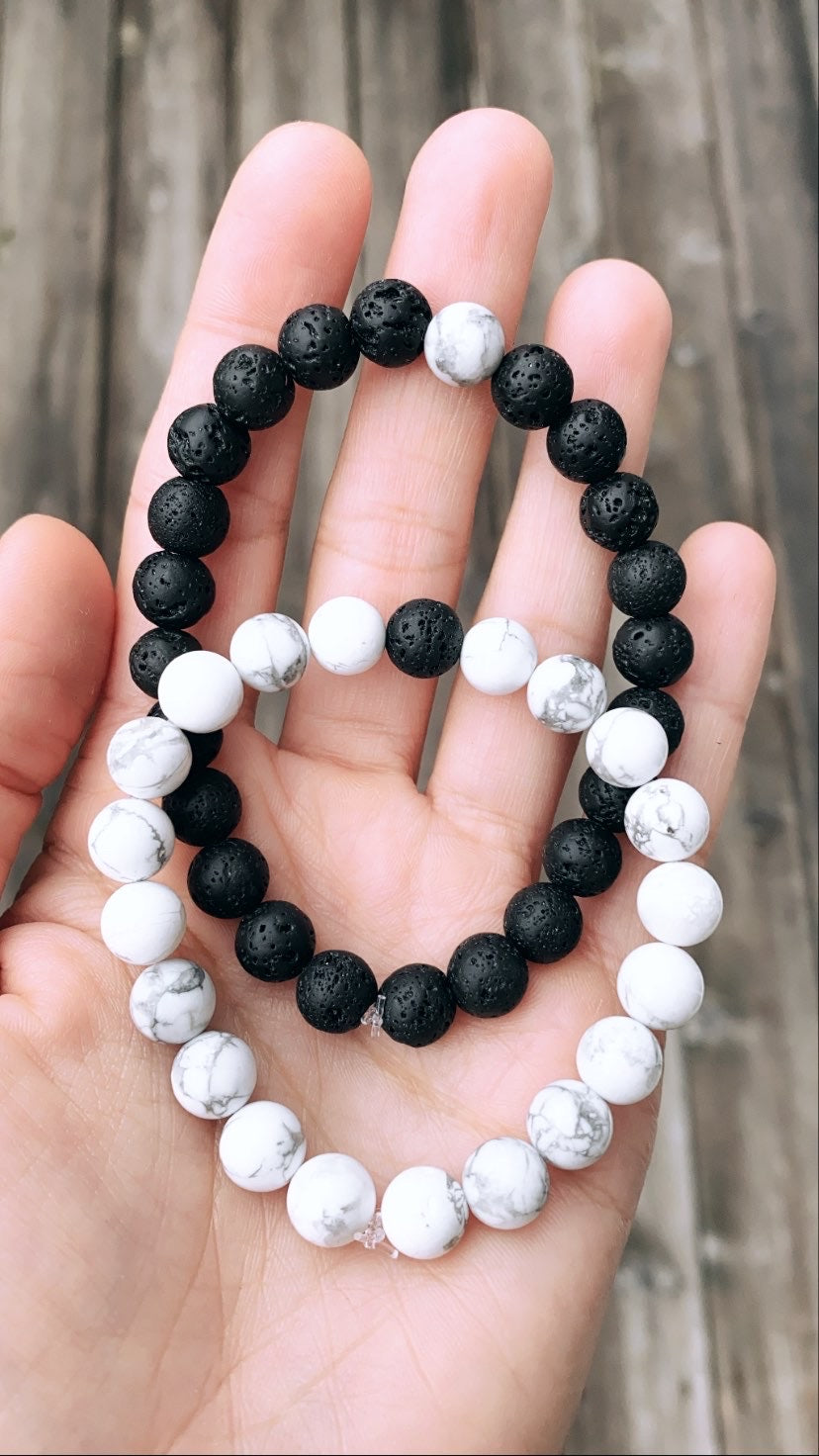 Black Lava Howlite